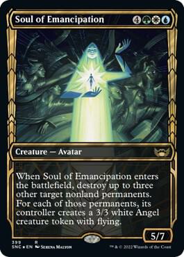 Soul of Emancipation (Gilded Foil) 399 card from Streets of New Capenna