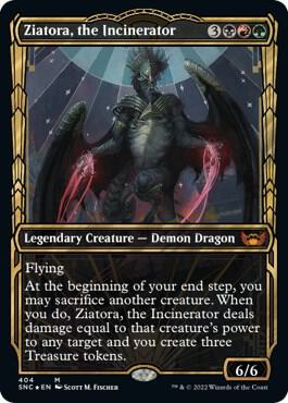 Ziatora, the Incinerator (Gilded Foil) 404 card from Streets of New Capenna