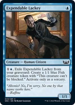 Expendable Lackey 43 card from Streets of New Capenna
