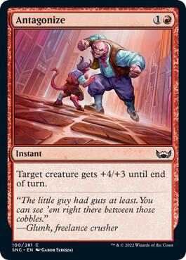 Antagonize 100 card from Streets of New Capenna