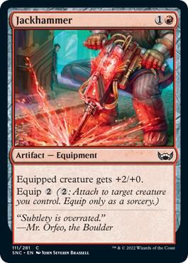 Jackhammer 111 card from Streets of New Capenna