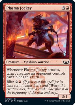 Plasma Jockey 115 card from Streets of New Capenna