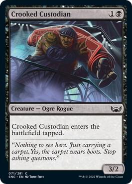 Crooked Custodian 71 card from Streets of New Capenna