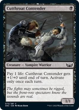 Cutthroat Contender 73 card from Streets of New Capenna