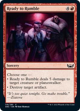 Ready to Rumble 119 card from Streets of New Capenna