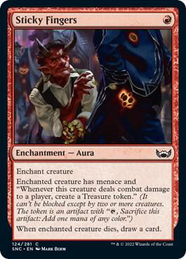 Sticky Fingers 124 card from Streets of New Capenna