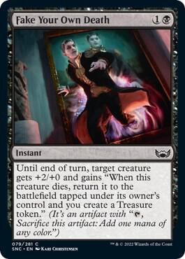 Fake Your Own Death 79 card from Streets of New Capenna