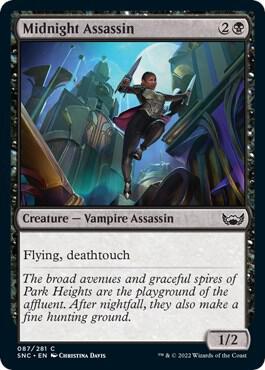 Midnight Assassin 87 card from Streets of New Capenna