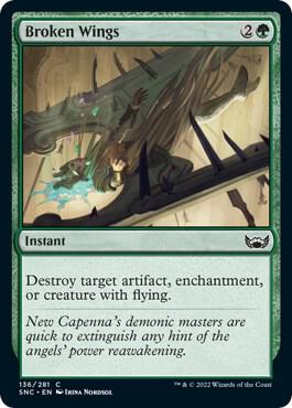 Broken Wings 136 card from Streets of New Capenna