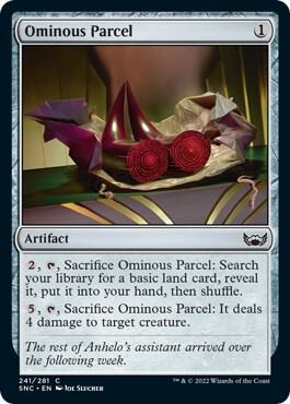 Ominous Parcel 241 card from Streets of New Capenna