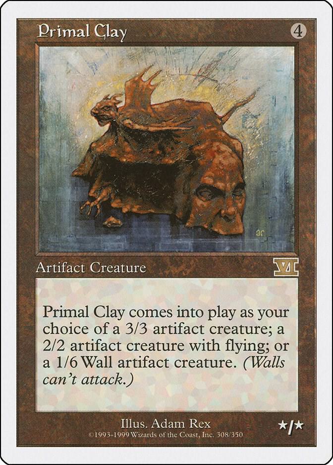 Primal Clay 308 card from Classic Sixth Edition