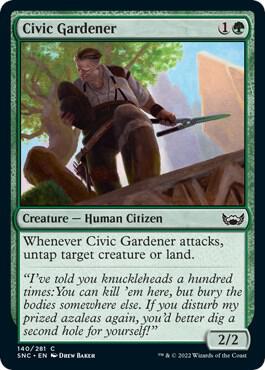 Civic Gardener 140 card from Streets of New Capenna