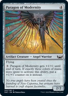 Paragon of Modernity 242 card from Streets of New Capenna