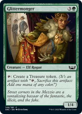 Glittermonger 149 card from Streets of New Capenna