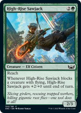 High-Rise Sawjack 150 card from Streets of New Capenna
