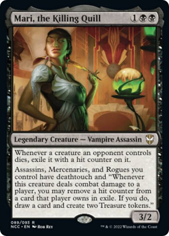 Mari, the Killing Quill 89 card from Commander: Streets of New Capenna