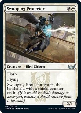Swooping Protector 33 card from Streets of New Capenna