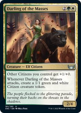 Darling of the Masses 181 card from Streets of New Capenna