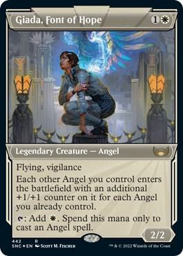 Giada, Font of Hope (Showcase) (Foil Etched) 442 card from Streets of New Capenna