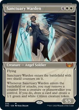 Sanctuary Warden (Showcase) 343 card from Streets of New Capenna