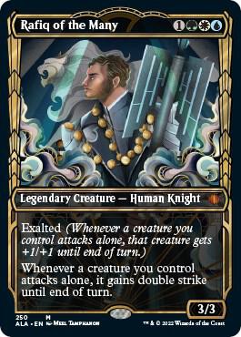 Rafiq of the Many 250/249 card from The List Reprints