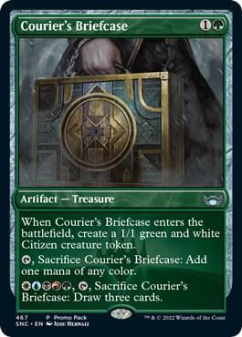 Courier's Briefcase 467 card from Promo Pack: Streets of New Capenna