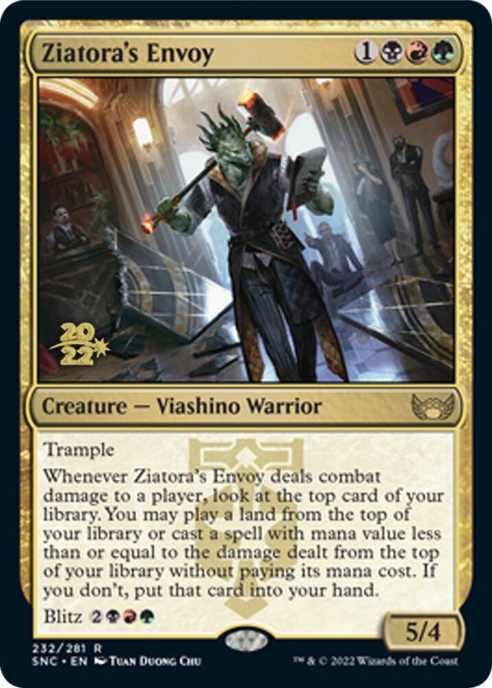 Ziatora's Envoy 232 card from Prerelease Cards