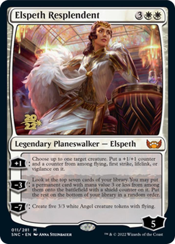 Elspeth Resplendent 11 card from Prerelease Cards