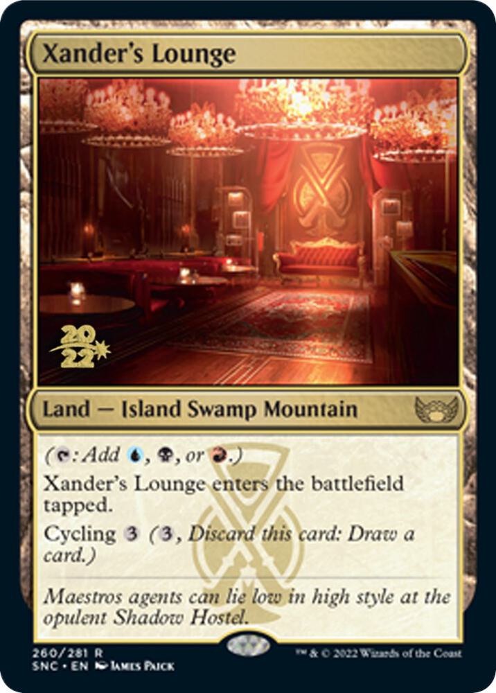 Xander's Lounge 260 card from Prerelease Cards
