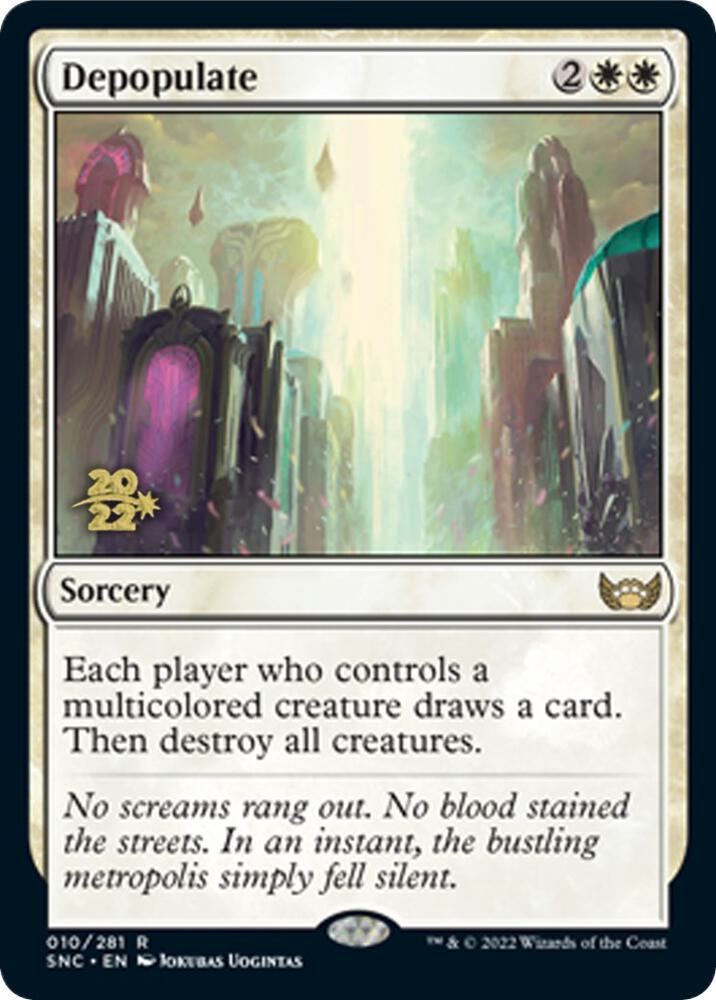 Depopulate 10 card from Prerelease Cards