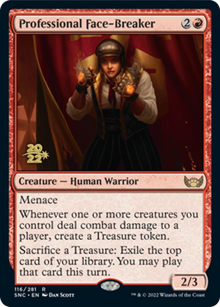Professional Face-Breaker 116 card from Prerelease Cards