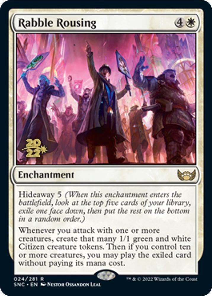 Rabble Rousing 24 card from Prerelease Cards
