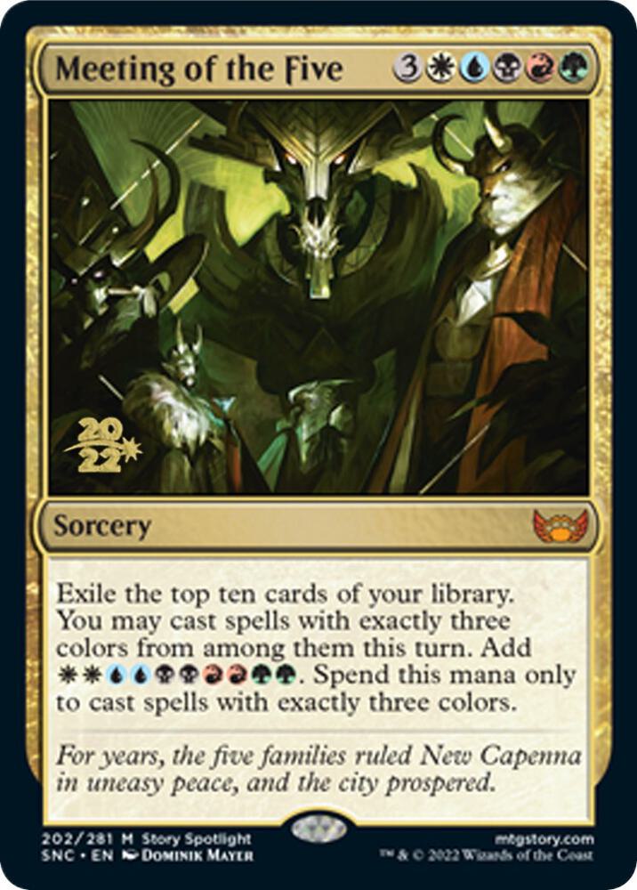 Meeting of the Five 202 card from Prerelease Cards
