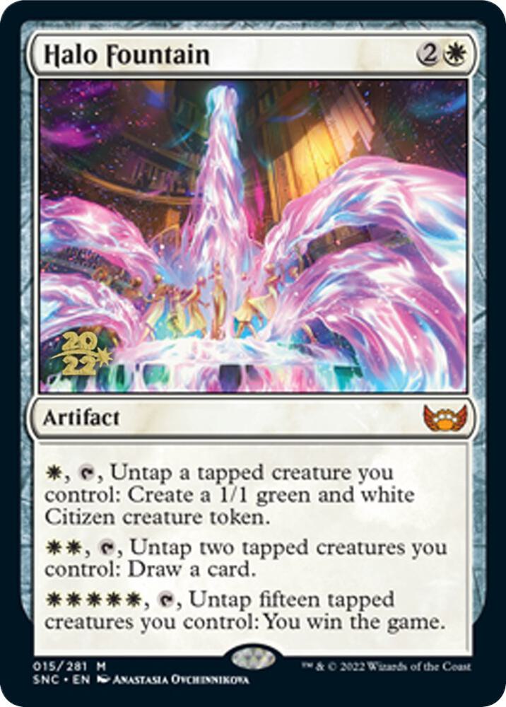 Halo Fountain 15 card from Prerelease Cards