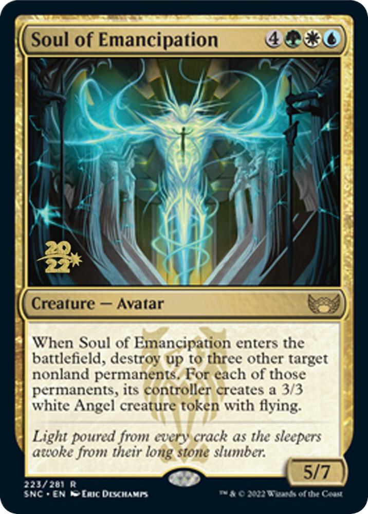 Soul of Emancipation 223 card from Prerelease Cards