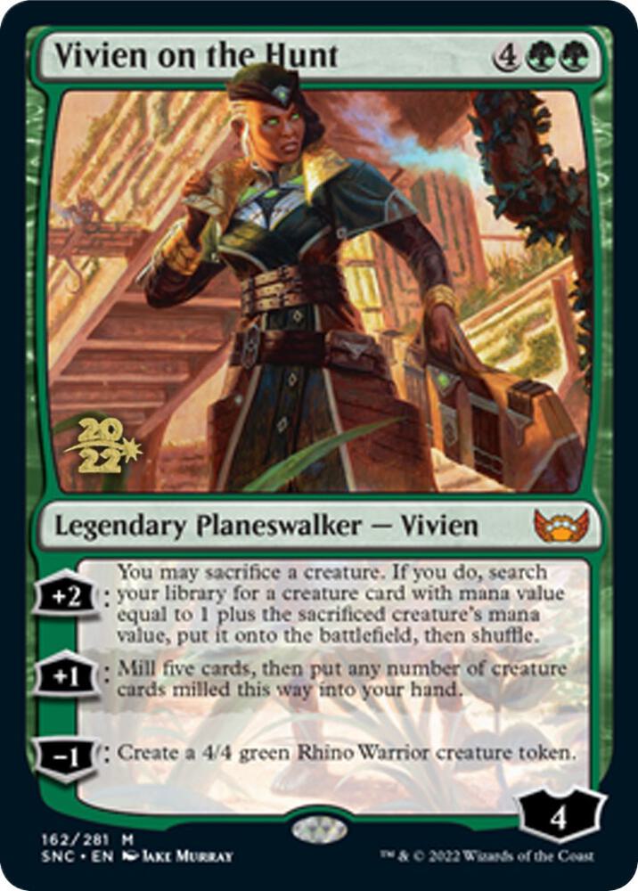 Vivien on the Hunt 162 card from Prerelease Cards