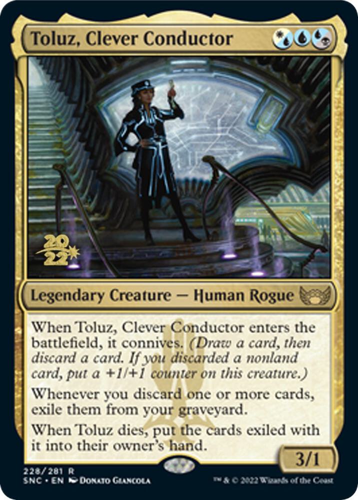 Toluz, Clever Conductor 228 card from Prerelease Cards