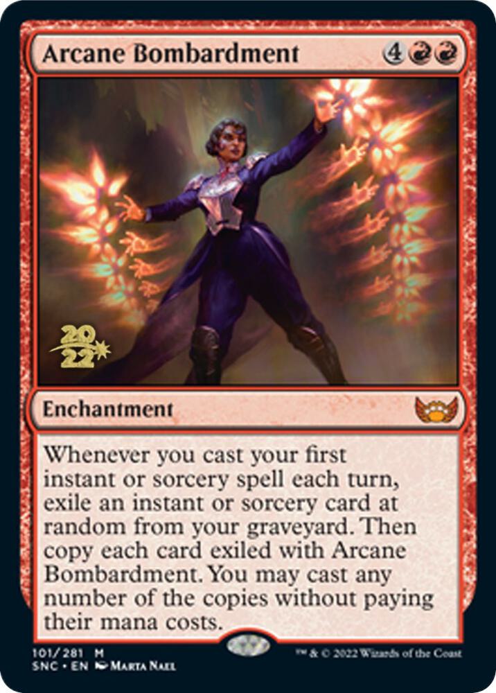Arcane Bombardment 101 card from Prerelease Cards