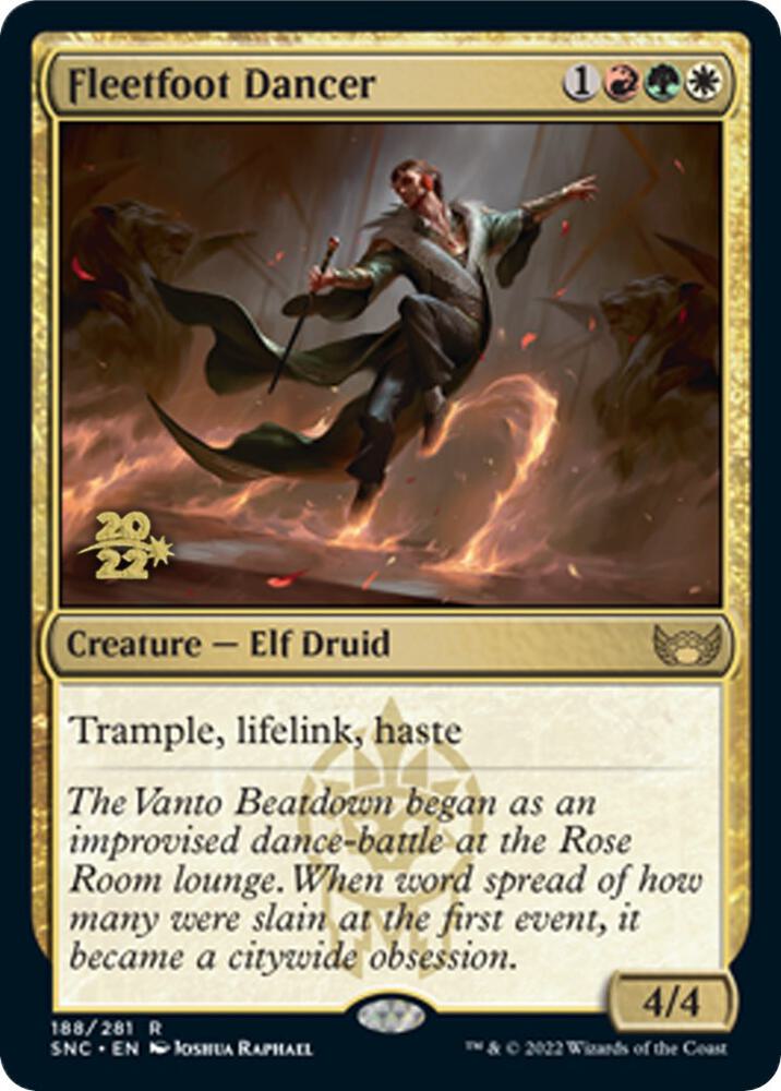 Fleetfoot Dancer 188 card from Prerelease Cards