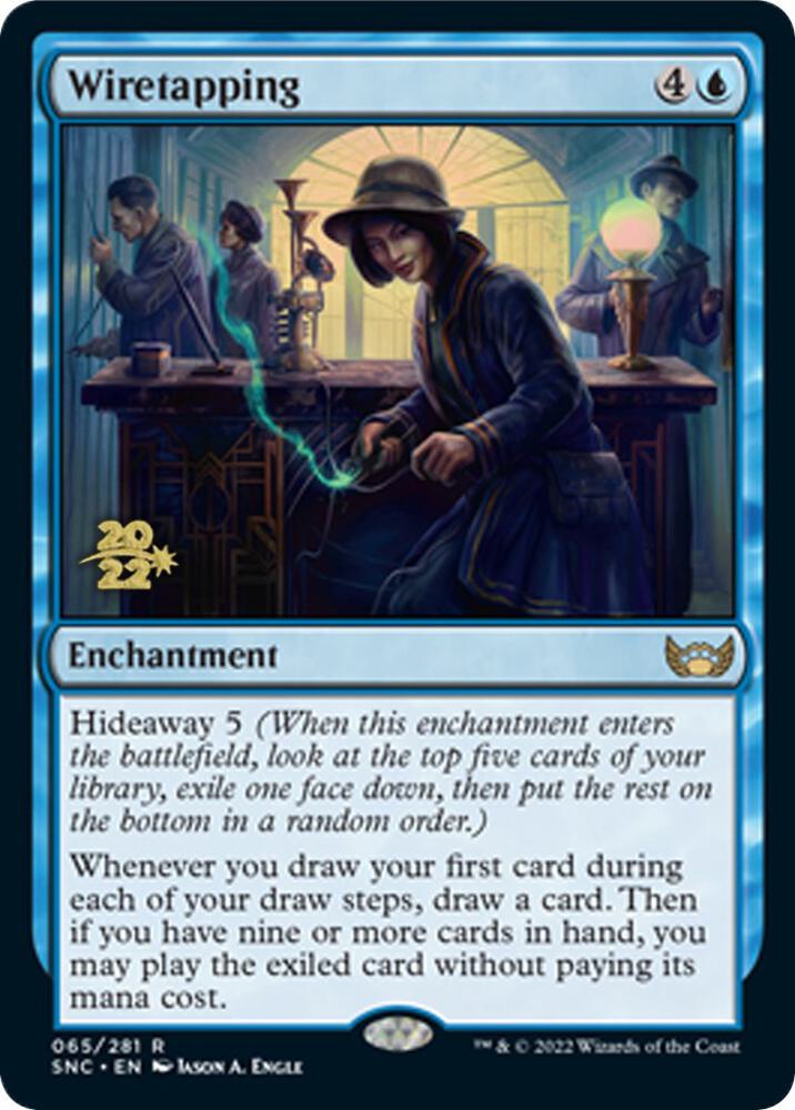 Wiretapping 65 card from Prerelease Cards