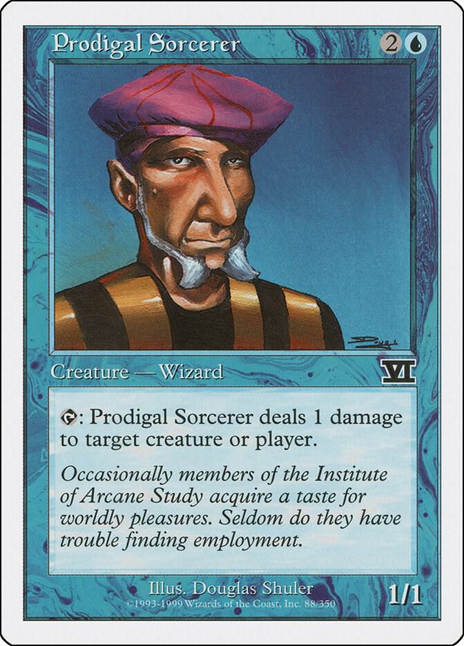Prodigal Sorcerer 88 card from Classic Sixth Edition