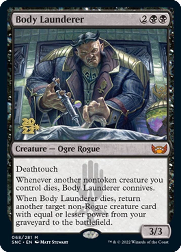 Body Launderer 68 card from Prerelease Cards