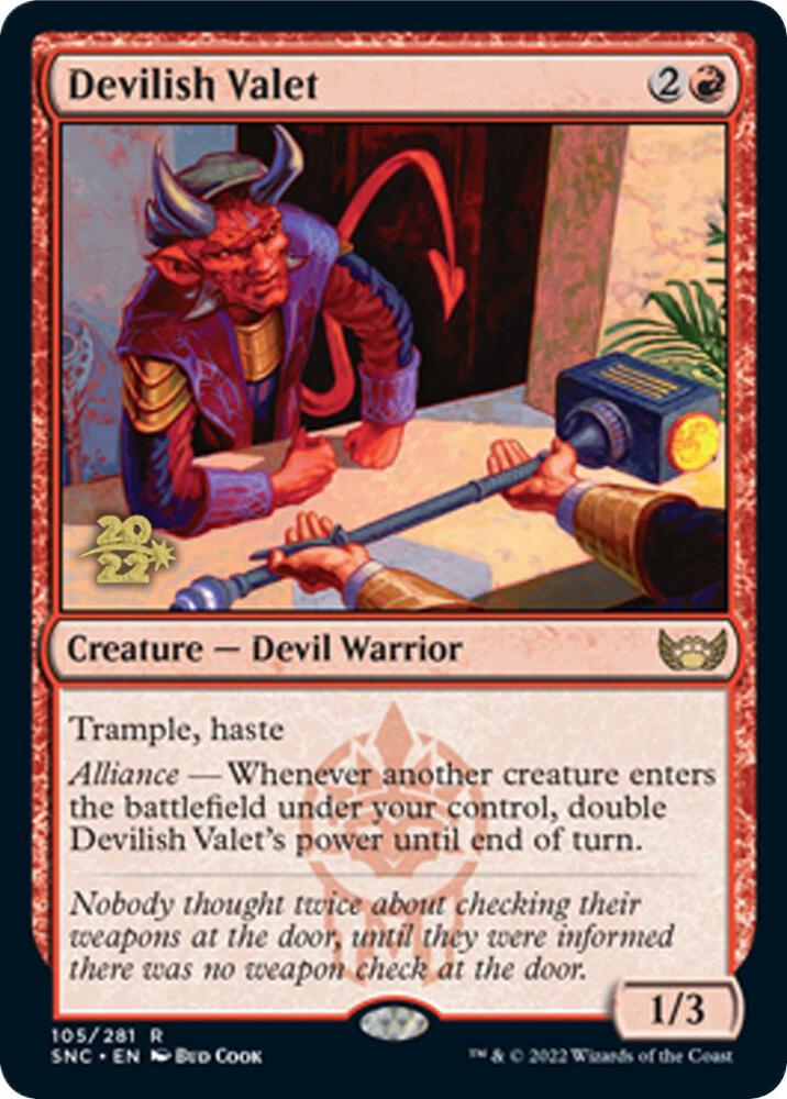 Devilish Valet 105 card from Prerelease Cards