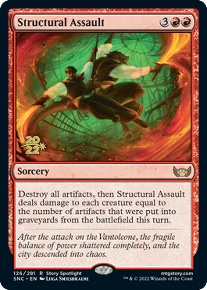 Structural Assault 126 card from Prerelease Cards