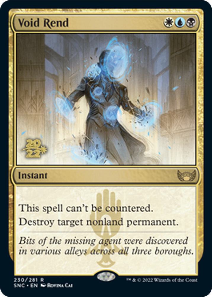 Void Rend 230 card from Prerelease Cards