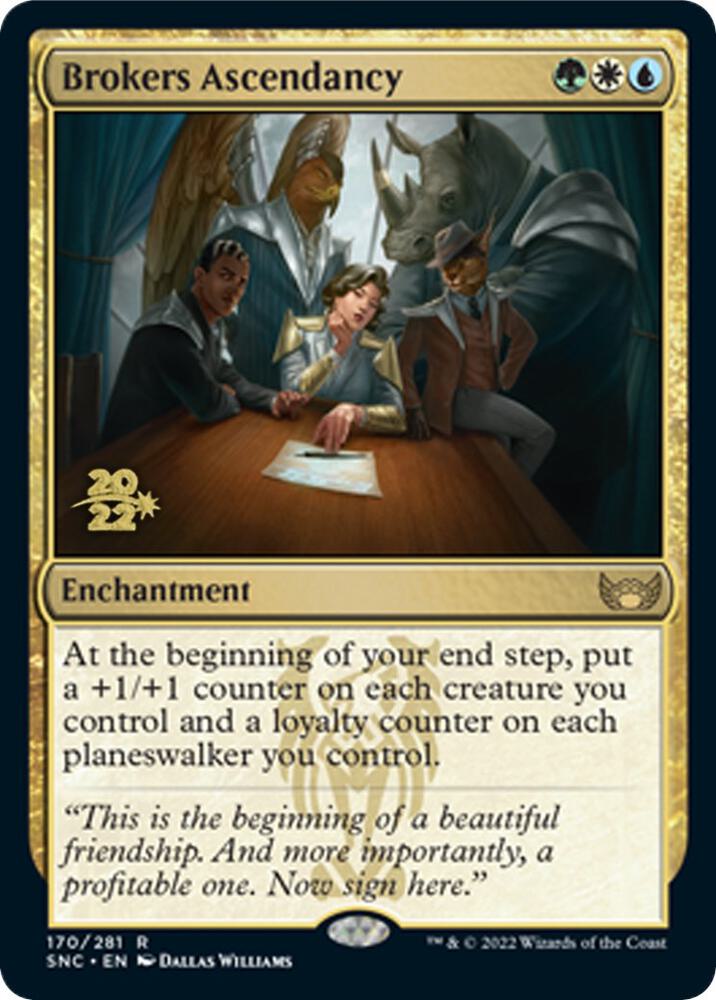 Brokers Ascendancy 170 card from Prerelease Cards