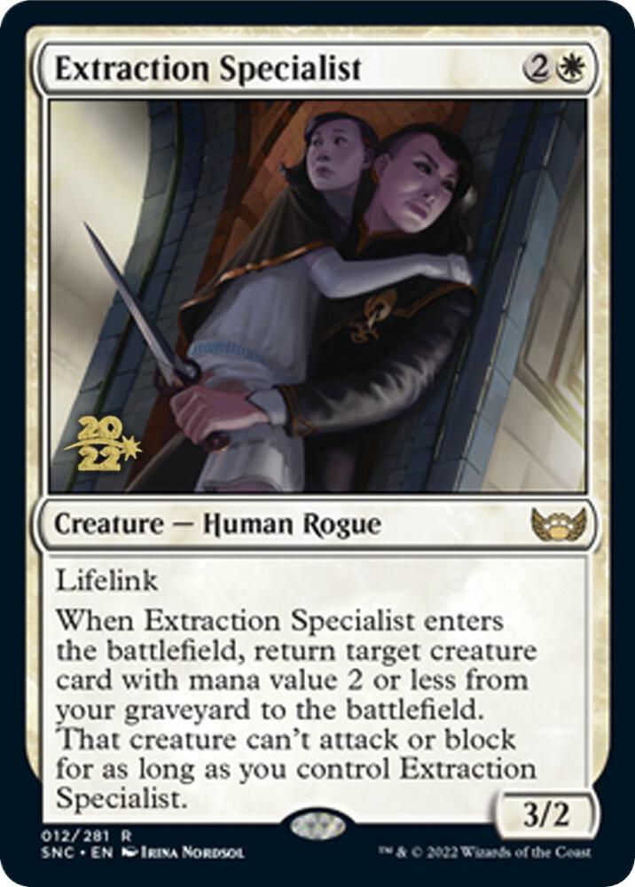 Extraction Specialist 12 card from Prerelease Cards