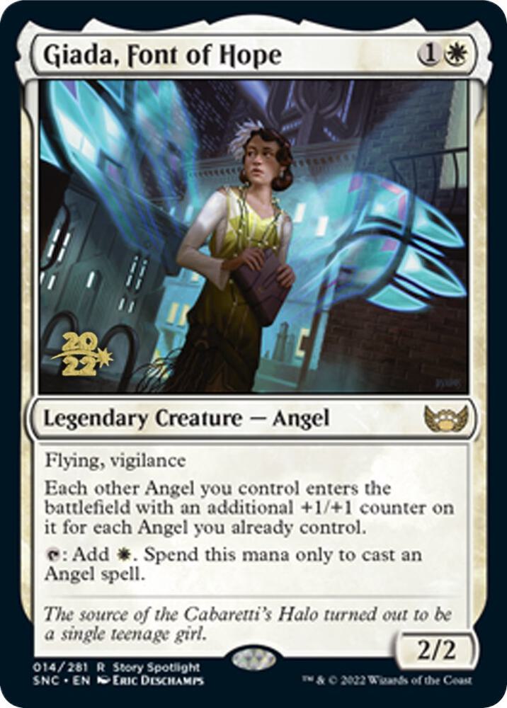Giada, Font of Hope (SNC) 14 card from Prerelease Cards