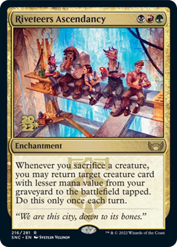 Riveteers Ascendancy 216 card from Prerelease Cards