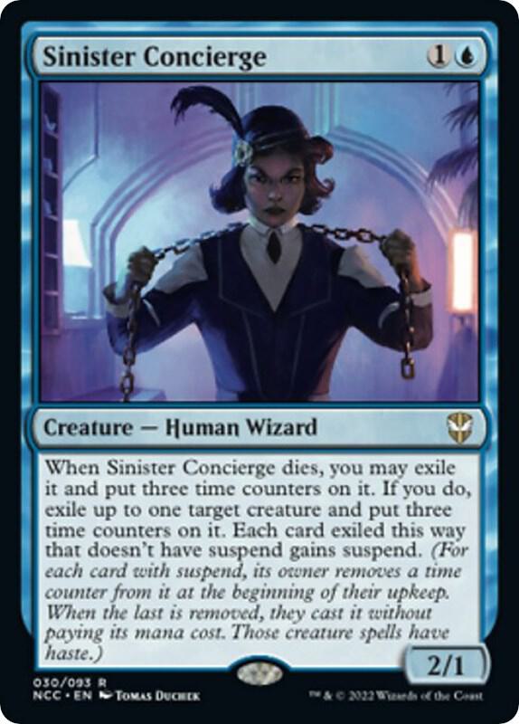 Sinister Concierge 30 card from Commander: Streets of New Capenna